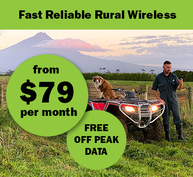 Fast Reliable Rural Wireless