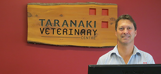 Stephen Hopkinson and the team at Taranaki Veterinary Centre like Primo.